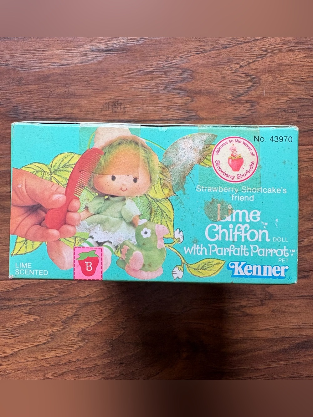 1982 Vintage Kenner Lime Chiffon Doll & Parfait Parrot - Picture 6 of 6